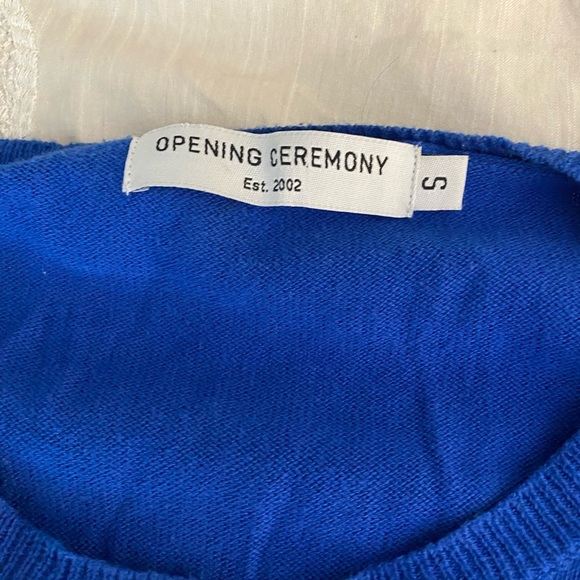 Opening Ceremony Grommet Cardigan Sweater (SW2) - Picture 4 of 6